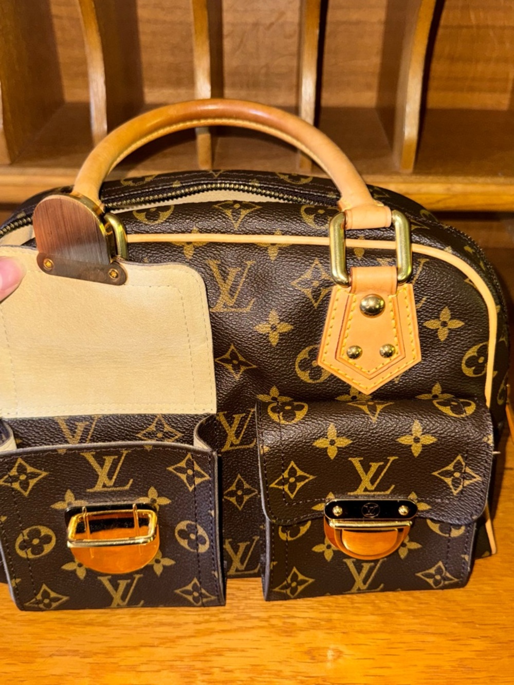Louis Vuitton Monogram Canvas Bowling Bag - Brown & Tan - Picture 10 of 12